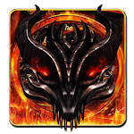 Red Fire Dragon Hell Keyboard Theme for PC