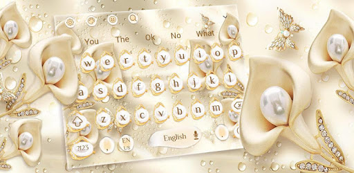 Diamond Flower Keyboard Theme PC screenshot