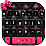 Beautiful Pink Bowknot Keyboard Theme icon