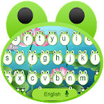 Cute Frog Big Eyes keyboard Theme icon