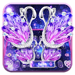 Diamond Swan Keyboard Theme for PC