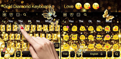 Gold Diamond Keyboard PC screenshot