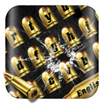 Gold Gunnery Bullet Keyboard icon