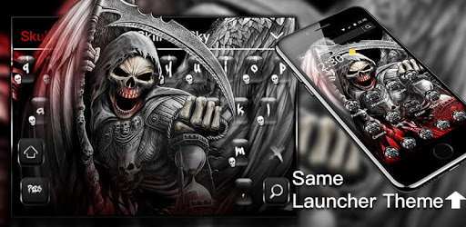 Death Devil Blood Skull Keyboard Theme PC screenshot