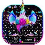 Night Star Glitter Unicorn Keyboard icon