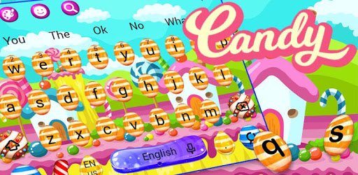 Sweet Candy Keyboard Theme PC screenshot