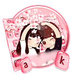 Cute Couple Love Keyboard Theme icon