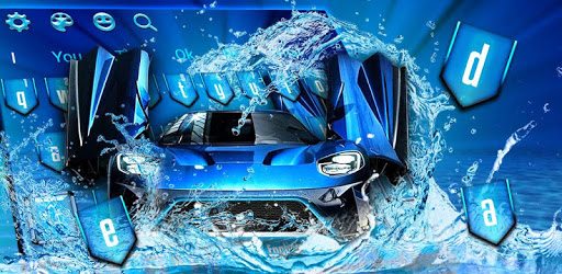 Blue Sports Racing Car Keyboard PC screenshot Blue Sports Racing Car Keyboard PC screenshot