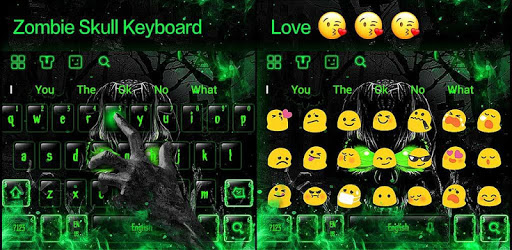 Zombie Skull Keyboard PC screenshot