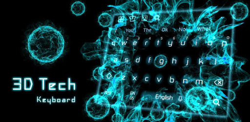 3D Blue Tech Keyboard for PC - Free Download & Install on Windows PC, Mac