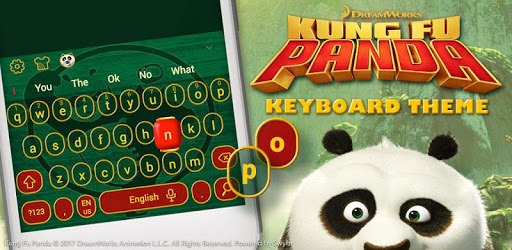 Kung Fu Panda Mountain Keyboard Theme PC screenshot