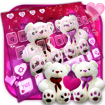 Lovely Pink Teddy Bear Keyboard for PC Lovely Pink Teddy Bear Keyboard for PC
