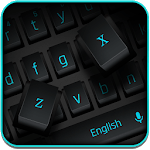 Modern Simple Black keyboard icon