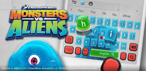Monsters vs. Aliens B.O.B. Keyboard Theme PC screenshot
