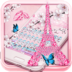Girly Paris keyboard theme for PC