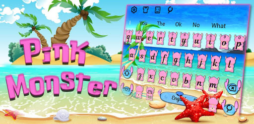 Pink Monster Keyboard Theme PC screenshot Pink Monster Keyboard Theme PC screenshot