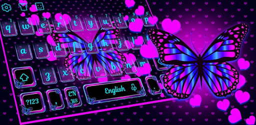 Butterfly Heart Keyboard Theme PC screenshot Butterfly Heart Keyboard Theme PC screenshot