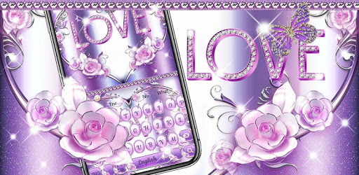 Purple Love Keyboard PC screenshot