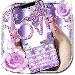 Purple Love Keyboard for PC