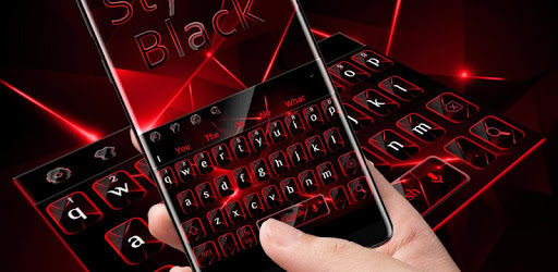 Stylish Black Red Light Keyboard PC screenshot