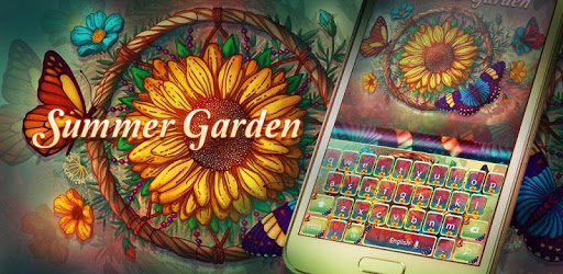 Summer Garden Keyboard PC screenshot