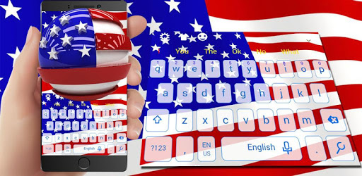USA Flag Keyboard PC screenshot