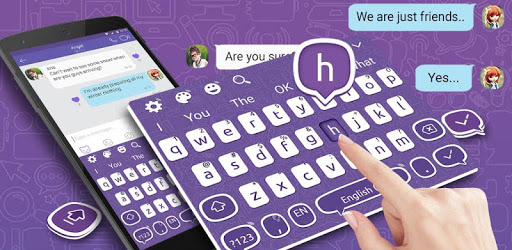 Keyboard Theme for Vibr message PC screenshot