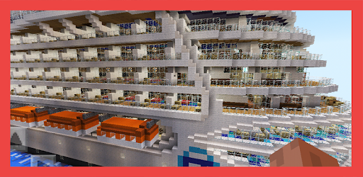 New Cruise Ship Sea Dream. Map for MCPE PC screenshot