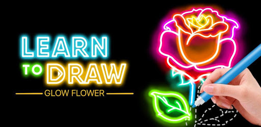 Draw Glow Flower PC screenshot