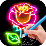 Draw Glow Flower for PC