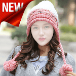 Women Winter Cap Photo Frames for PC Women Winter Cap Photo Frames for PC