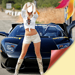 Women Selfie-Car Photo Frames for PC Women Selfie-Car Photo Frames for PC