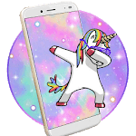 Silvery Unicorn Live Wallpaper for PC