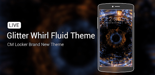 Glitter Whirl Fluid Live Theme PC screenshot