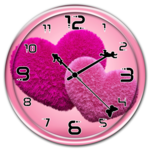Fluffy Hearts Clock Live WP for PC Fluffy Hearts Clock Live WP for PC