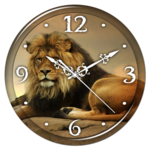 Lions Clock Live Wallpaper for PC Lions Clock Live Wallpaper for PC