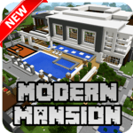 New Modern Mansion Map for Minecraft PE for PC New Modern Mansion Map for Minecraft PE for PC