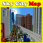 Skyscraper city map for Minecraft PE for PC