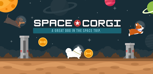 Space Corgi - Dog jumping space travel game PC screenshot