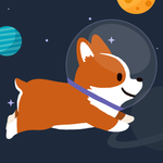 Space Corgi - Dog jumping space travel game for PC