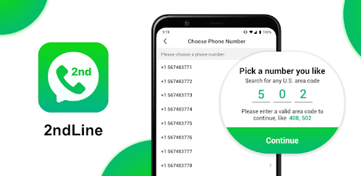 2nd Line: Second Phone Number for Texts & Calls PC screenshot