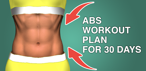 Abs workout plan for 30 days PC screenshot