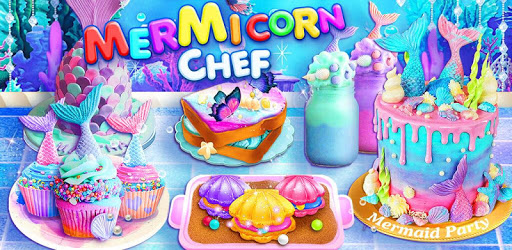 Unicorn Chef: Mermaid Cooking Games for Girls PC screenshot