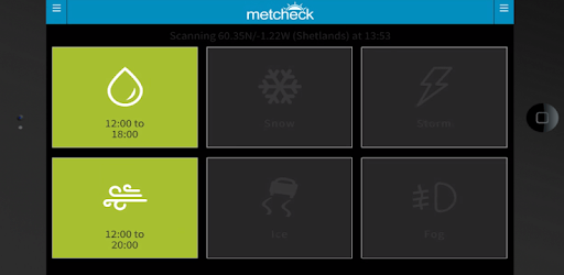Metcheck Weather Scanner PC screenshot
