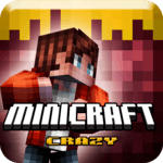 Crazy MiniCraft Survival Pocket Edition icon