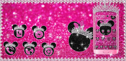 Minny Glitter Queen Theme PC screenshot
