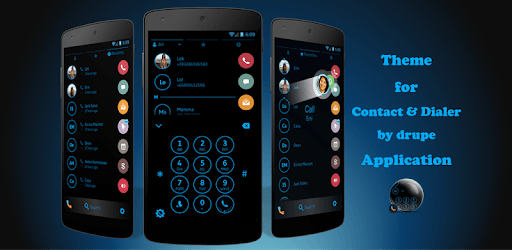 Black Blue Contacts & Dialer PC screenshot Black Blue Contacts & Dialer PC screenshot