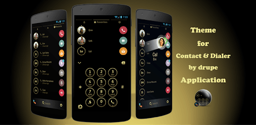 Black Gold Contacts & Dialer PC screenshot Black Gold Contacts & Dialer PC screenshot