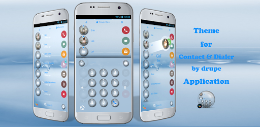 Drops of Water Dialer Theme PC screenshot