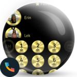 Metal Gold Dialer Theme for PC